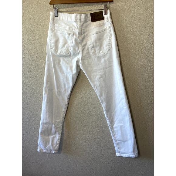 Polo Ralph Lauren Boy's The Sullivan Slim White Semi Stretch Jeans Size 18 - Picture 2 of 13
